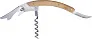 Leonie Stainless steel and bamboo wine set 