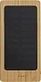 JOAN Bamboo solar power bank, 8.000 mAh