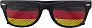 LEXI Plexiglass sunglasses with country flag