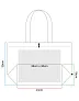  EarthAware™ XL torba za kupovinu, 340 g/m² - Westford Mill