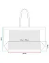  Oversized platnena torba - 475 g/m² - Westford Mill