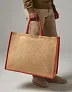 Shopper torba od prirodne uštirkane jute - Westford Mill