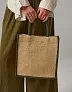  Midi torbica od prirodne uštirkane jute - Westford Mill