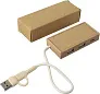  Aluminium and recycled paper USB hub Paulo