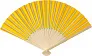 ELIO Bamboo hand held fan