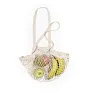  Cotton foldable shopping bag with pouch
