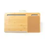  Bamboo desk organizer, laptop stand, phone stand, cork mouse pad