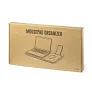  Bamboo desk organizer, laptop stand, phone stand, cork mouse pad