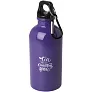 Oregon 400 ml RCS certified single wall stainless steel water bottle with carabiner