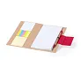  Memo holder, notebook approx. A5, sticky notes, ball pen