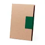  Memo holder, notebook approx. A5, sticky notes, ball pen