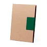  Memo holder, notebook approx. A5, sticky notes, ball pen