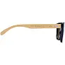 Tan sunglasses with bamboo temples