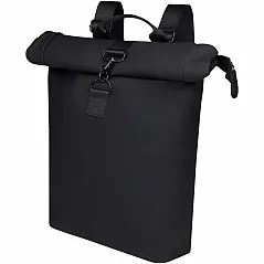 15.6" GRS recycled roll-top laptop backpack 12L