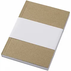 A6 recycled soft cover kraft notebook - 100 sheets