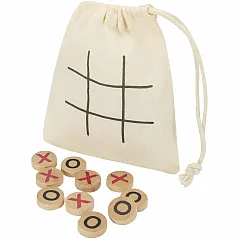 wooden tic, tac, toe game