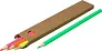  Wooden highlighter pencil set Kaden