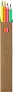  Wooden highlighter pencil set Kaden