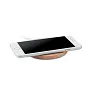 RUNDO Round wireless charger bamboo