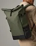  Block Roll-Top Backpack - Bagbase