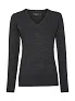  Ladies V-Neck Knitted Pullover - Russell Collection