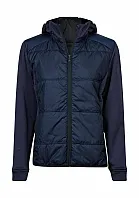 Womens Hybrid-Stretch Hooded Jacket - Tee Jays