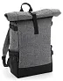  Block Roll-Top Backpack - Bagbase