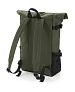  Block Roll-Top Backpack - Bagbase