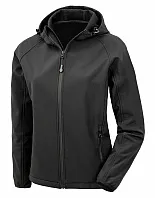 Women's Recycled 3-Layer Hooded Softshell - Result Recycled