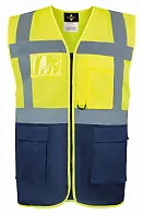 COMFORT EXECUTIVE SAFETY VEST \"HAMBURG\" - MULTIFUNCTIONAL WITH POCKETS - Korntex
