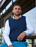  Adults' V-Neck Sleeveless Knitted Pullover - Russell Collection