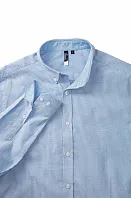 MEN’S COTTON RICH OXFORD STRIPES SHIRT - Premier
