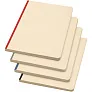 Liliana A5 sugarcane and RPET soft cover notebook