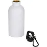 Oregon 400 ml sublimation RCS recycled single wall stainless steel water bottle with carabiner