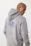  Iqoniq Trivor recycled polyester microfleece hoodie, storm grey - iqoniq