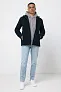 Iqoniq Trivor recycled polyester microfleece hoodie, storm grey - iqoniq
