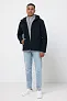  Iqoniq Trivor recycled polyester microfleece hoodie, storm grey - iqoniq