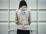  Iqoniq Trivor recycled polyester microfleece hoodie, storm grey - iqoniq