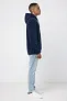  Iqoniq Trivor recycled polyester microfleece hoodie, storm grey - iqoniq