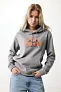  Iqoniq Trivor recycled polyester microfleece hoodie, storm grey - iqoniq