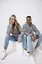  Iqoniq Trivor recycled polyester microfleece hoodie, storm grey - iqoniq