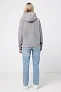  Iqoniq Trivor recycled polyester microfleece hoodie, storm grey - iqoniq