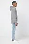  Iqoniq Trivor recycled polyester microfleece hoodie, storm grey - iqoniq
