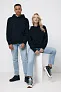 Iqoniq Trivor recycled polyester microfleece hoodie, storm grey - iqoniq