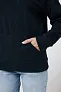  Iqoniq Trivor recycled polyester microfleece hoodie, storm grey - iqoniq