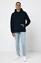  Iqoniq Trivor recycled polyester microfleece hoodie, storm grey - iqoniq