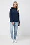  Iqoniq Trivor recycled polyester microfleece hoodie, storm grey - iqoniq