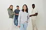  Iqoniq Torres recycled cotton hoodie undyed, natural raw - iqoniq