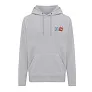 Iqoniq Trivor recycled polyester microfleece hoodie, storm grey - iqoniq