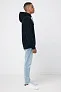  Iqoniq Trivor recycled polyester microfleece hoodie, storm grey - iqoniq